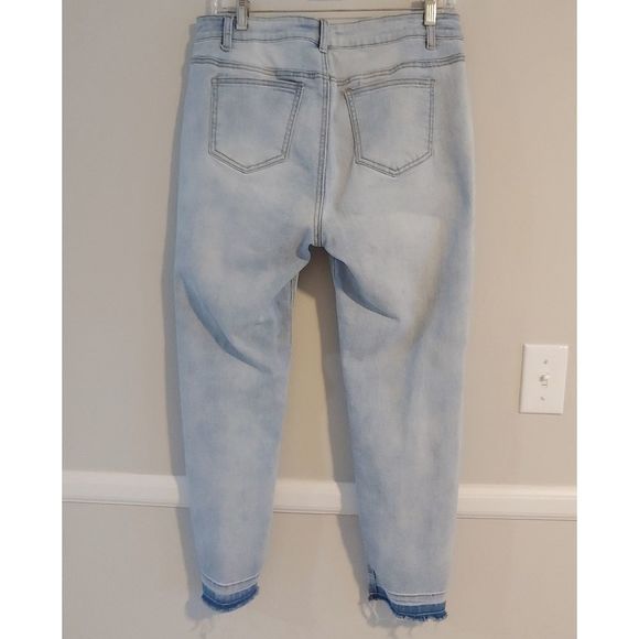 Baccini high rise frayed split bottom jeans - Picture 5 of 5